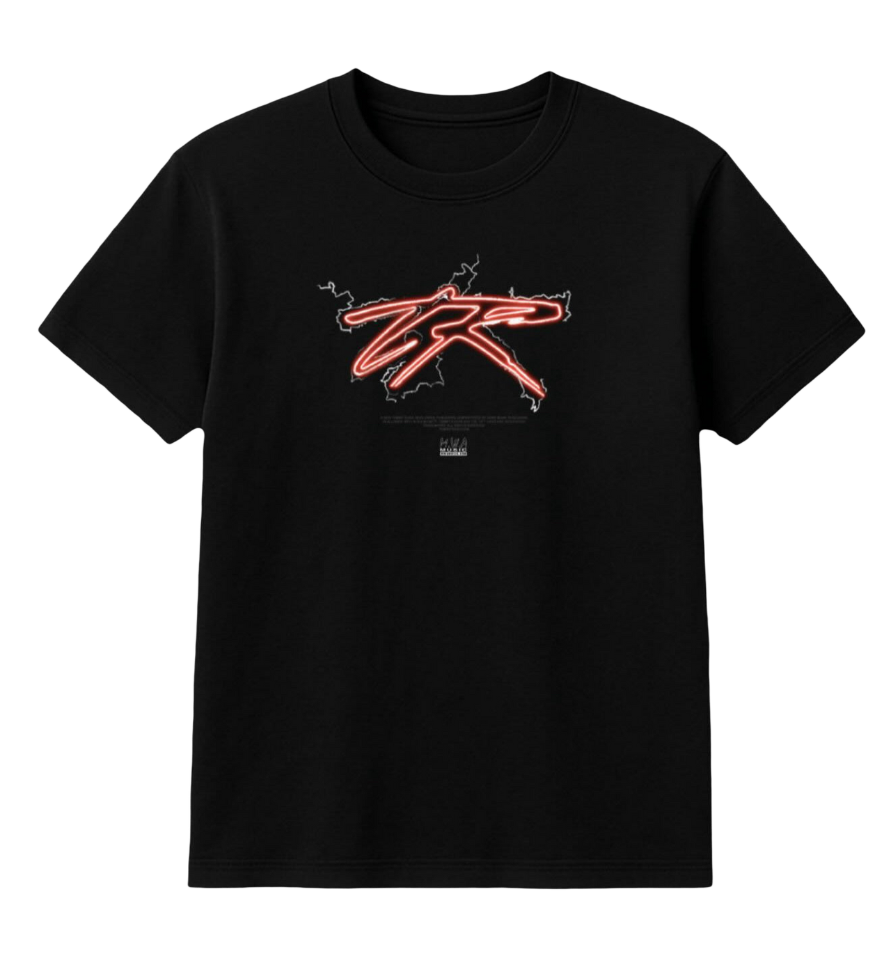 TR Lightning tee, the mark
